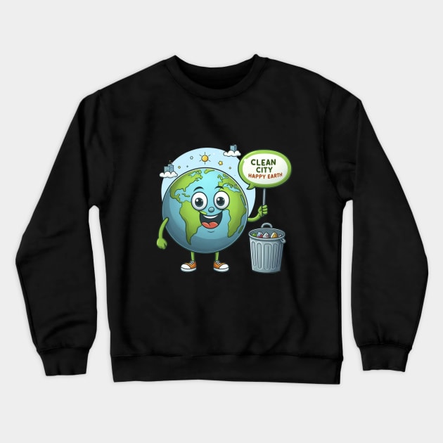 Earth Day 2024 Crewneck Sweatshirt by BukovskyART